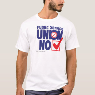 Offentlig serviceunion INGEN - skjorta T-shirt