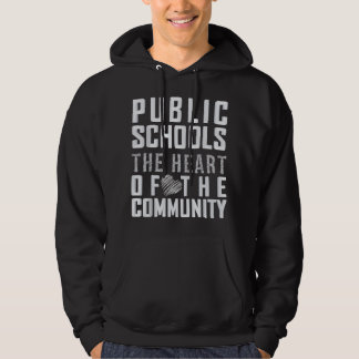 Offentliga skolor hjärtat av gemenskapen Minneapo Hoodie