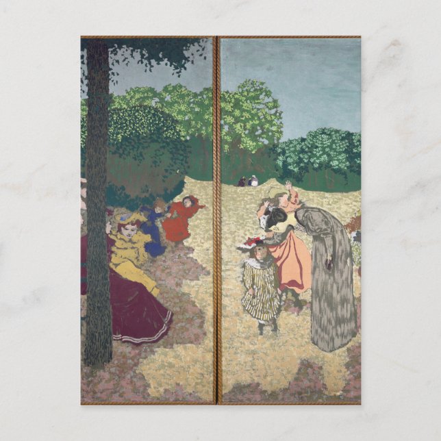 Offentliga trädgårdar vykort (Framsida)