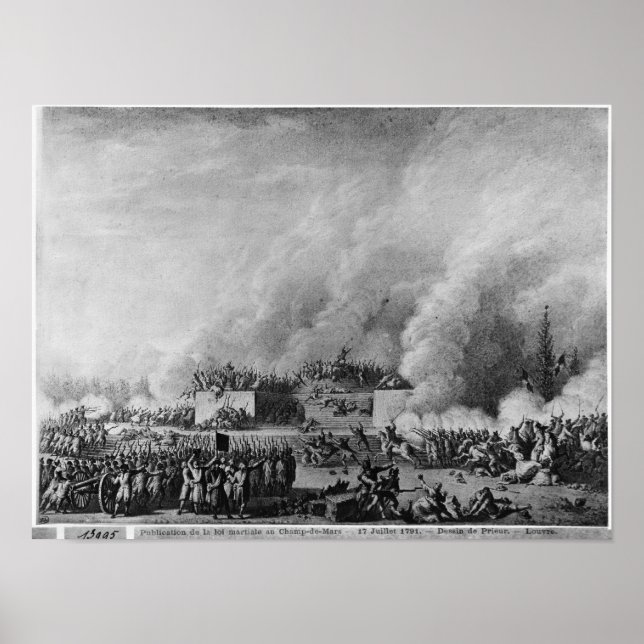 Offentliggörande av krigslagar vid poster (Framsidan)