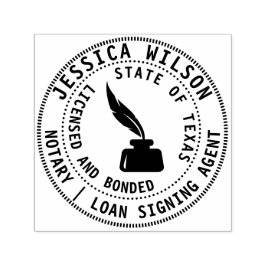 Offentligt lån för mobilnotarius publicus undertec självfärgande stämpel