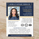 Offentligt lån för mobilt notarius publicus som un<br><div class="desc">Skapa ett utseende på professionellen med den här klassiska notarie Public business flyer. En personlig med snyggten, namn, detaljer och logotyp- eller ackrediteringssymboler. Texten och bilder kan anpassas eller tas bort så att du kan ta med den information du vill ha. Ett effektivt sätt att marknadsföra din verksamhet och annonsera...</div>