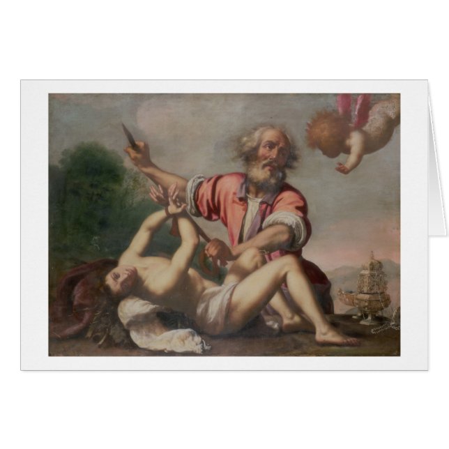 Offer av Isaac Hälsningskort (Framsidan Horizontal)