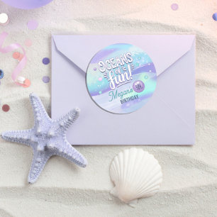 Offer av Roligt Personlig Birthday ID1142 Runt Klistermärke