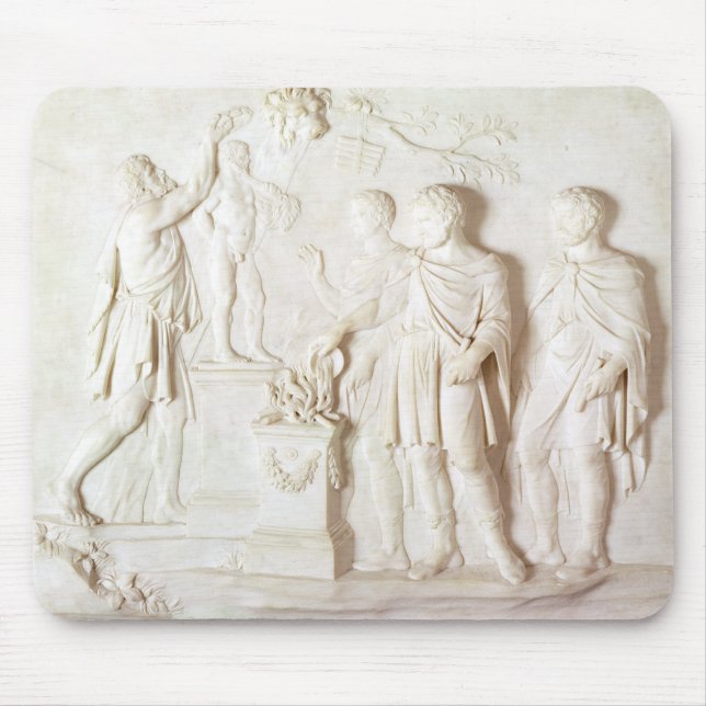 Offer till Hercules, c.1766 (marmor) Musmatta (Framsidan)