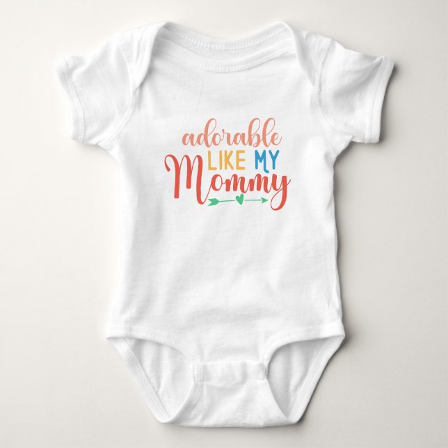 Offert Bodykostym, som min Mamma. T Shirt (Framsida)