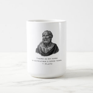 Offert Bra Deed Philosopher Plato Kaffemugg