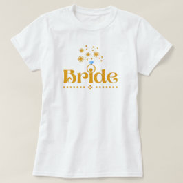 Offert Bride Hens Night Diamond Guld Bröllop Ring  T Shirt