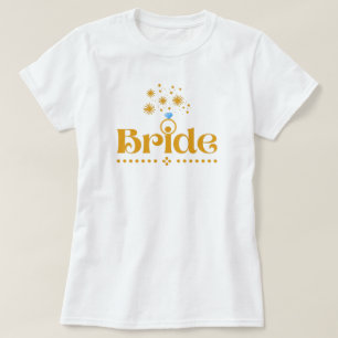 Offert Bride Hens Night Diamond Guld Bröllop Ring T Shirt