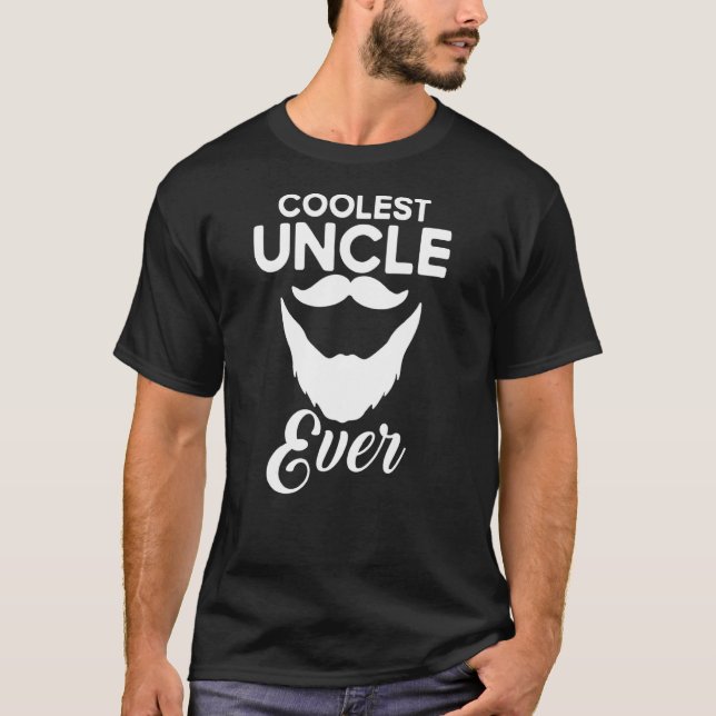 Offert Coolest Onkel Fars dag Närvarande för oss T Shirt (Framsida)