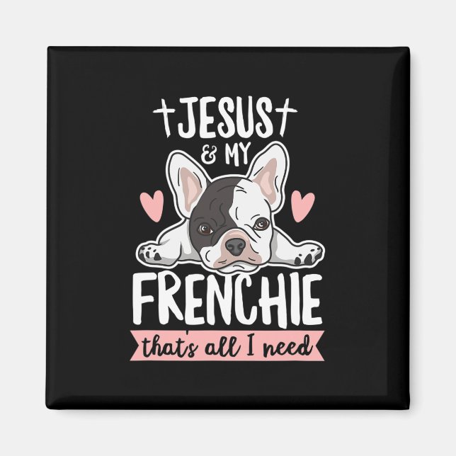 Offert för en frenchieägare magnet (Framsidan)