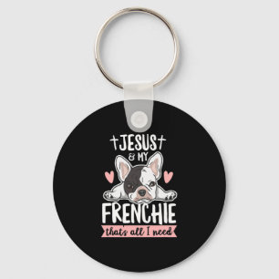 Offert för en frenchieägare nyckelring