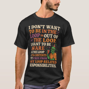 Offert för fritt loop-ansvar t shirt