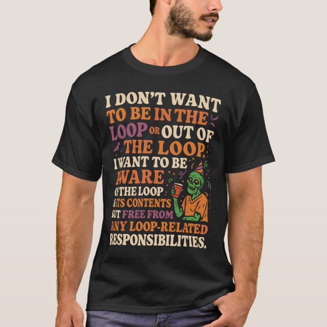 Offert för fritt loop-ansvar t shirt (Framsida)