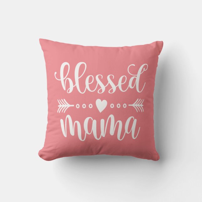 Offert för Mamma-Mors dag| Dekorativ kudde (Framsida)