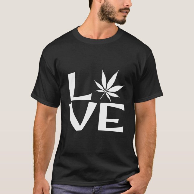 Offert för roligt och cute Party Pot Löv Stoner Äl T Shirt (Framsida)