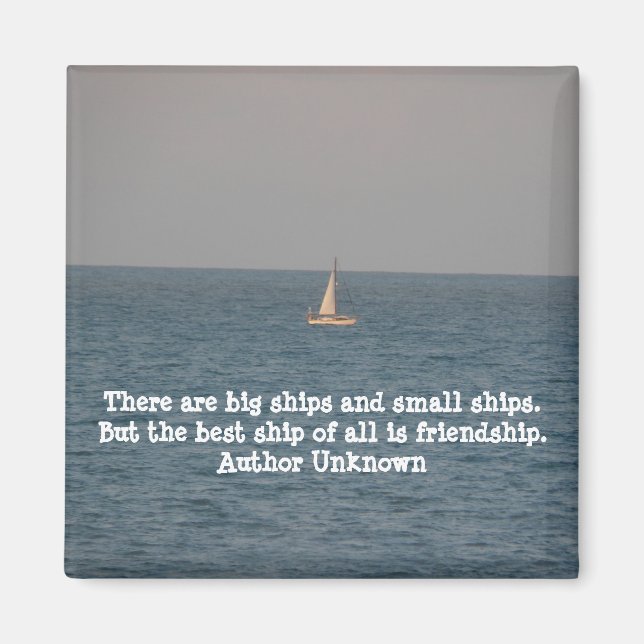 Offert för sjötransport med Vänskap Magnet (Framsidan)