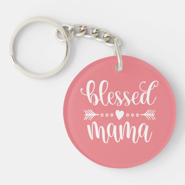 Offert för välsignad Mamma Mors dag | Nyckelkedja (Framsidan)