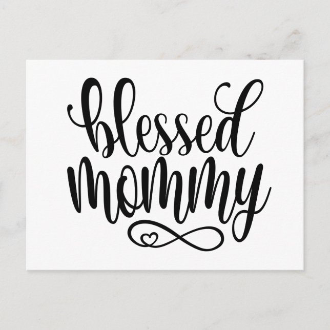 Offert för välsignad Mamma Mors dag | vykort (Framsida)
