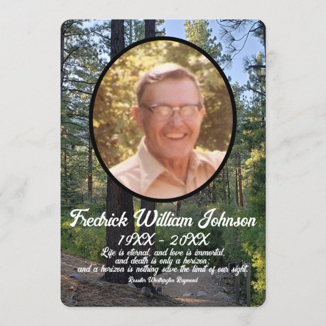 Offert Foto Träd-skogsminnesmärke i Gräs Program (Framsida)