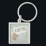 Offert | Gå till kampanj eller Gå till Nöt Fyrkantig Silverfärgad Nyckelring<br><div class="desc">Offert | Gå till Camping eller Go Nöt. Konstnär: June Erica Vess. Bild-ID: 106116D.</div>