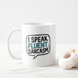 Offert I tala Fluent Sarcasm Kaffemugg