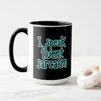 Offert I tala Fluent Sarcasm Mugg