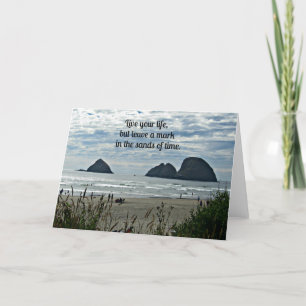 Offert: Lev ditt liv, men lämna ett märke på... Kort