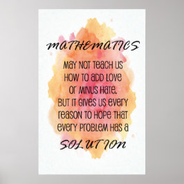 Offert - Matematik Poster