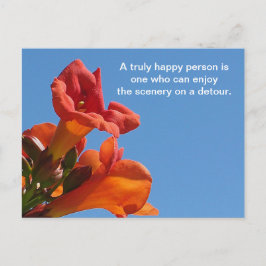 Offert med Trumpet vine Postcard Vykort