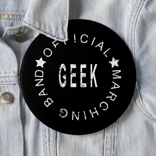 Offert Officiell Marching Band Geek Knapp (In Situ)