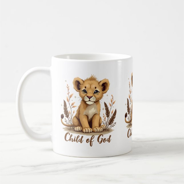 Offert över Lejona Unge Christian Art Faith Kaffemugg (Vänster)