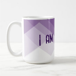 Offert på Abstrakten Lila Kaffemugg