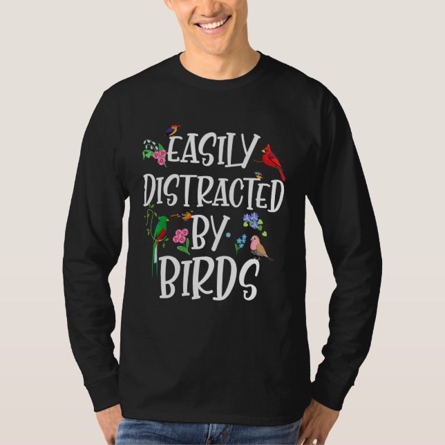 Offert som lätt sprids av fåglars Fågelskådning T Shirt (Framsida)