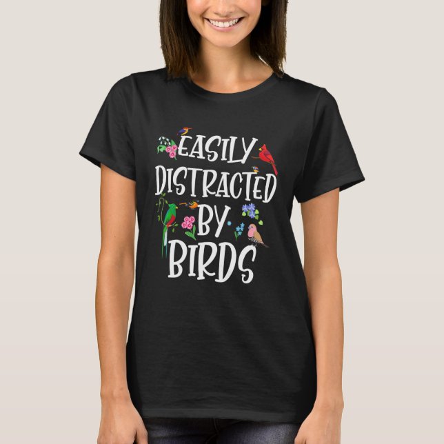 Offert som lätt sprids av fåglars Fågelskådning T Shirt (Framsida)