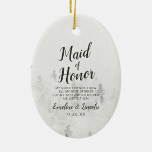 Offerten Gräs Rustic White Maid of honor Julgransprydnad Keramik