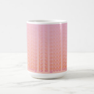 Offerten i dag är en Bra Dag Peach och Rosa Kaffemugg