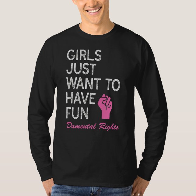 Offertflicka vill bara ha Roligt T Shirt (Framsida)
