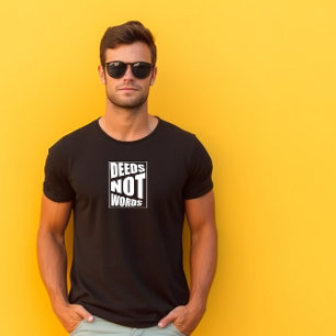 Offertgärder inte ord Fars dag T-Shirt