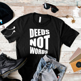 Offertgärder inte ord Fars dag T-Shirt