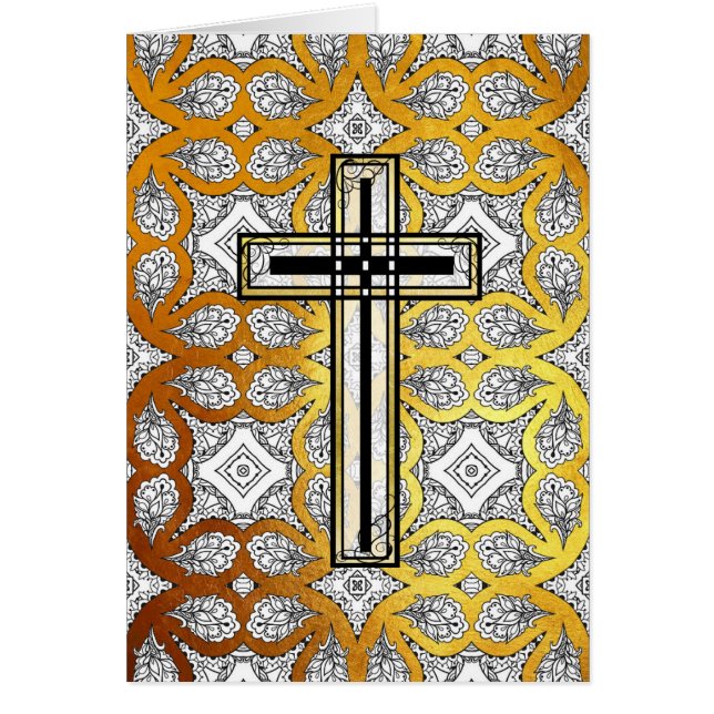 Offertkort för religiösa Kor Påsk Hälsningskort (Framsidan)