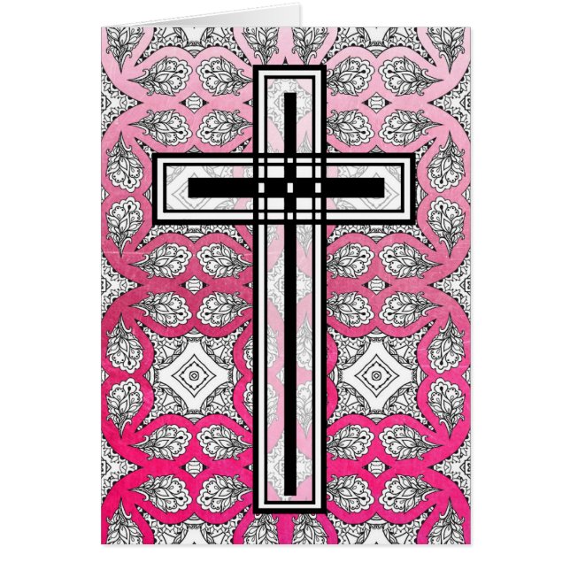 Offertkort för religiösa Kor Påsk Hälsningskort (Framsidan)