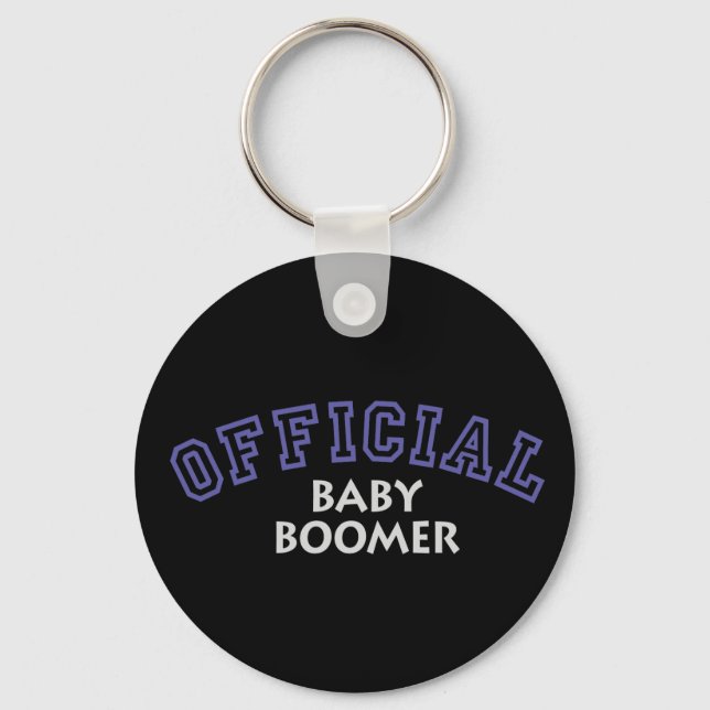 Offical Baby Boomer - Blue Nyckelring (Framsida)