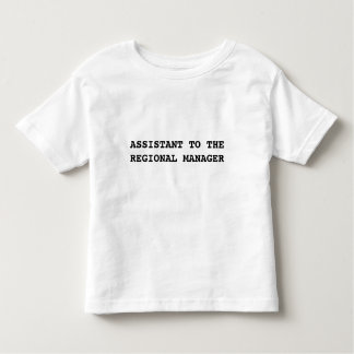 Office Assistant till Regionalchefens t-shirt