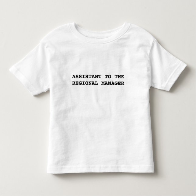 Office Assistant till Regionalchefens t-shirt (Framsida)