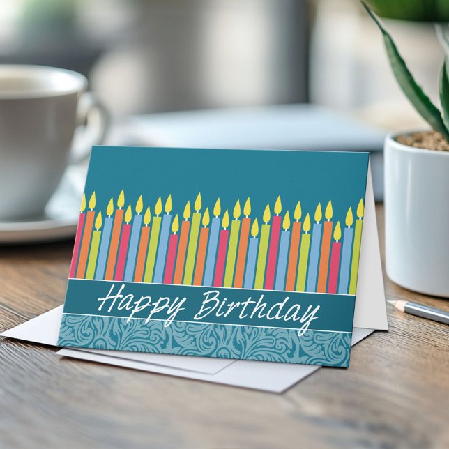 Office Birthday Card med ljus Kort (Custom Greeting Card)