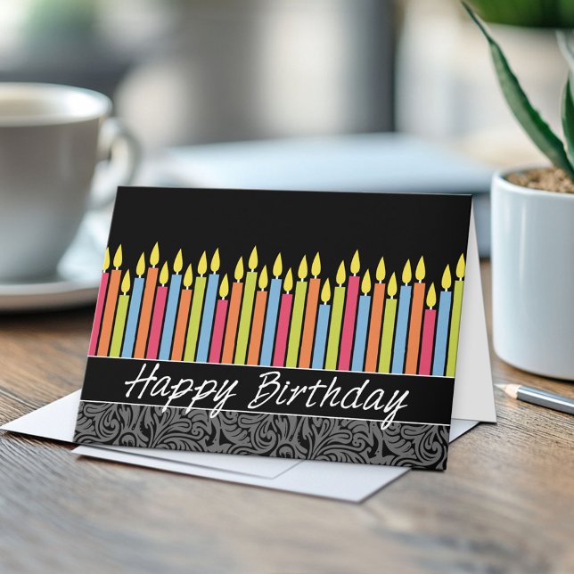 Office Birthday Card med ljus Kort (Custom Greeting Card)