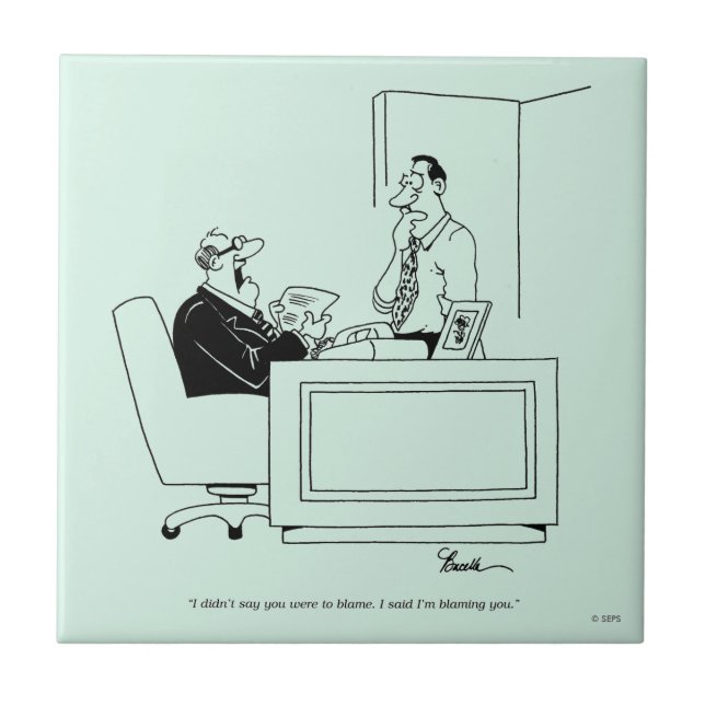 Office Blame Kakelplatta (Framsidan)