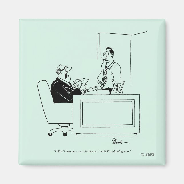 Office Blame Magnet (Framsidan)