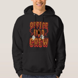 Office Boo Crew Funny Halloween Spooky Season Hoodie